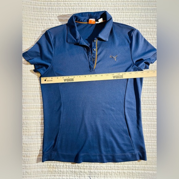 Puma Dry Cell Blue And Orange Women’s Golf Polo, Size L - Picture 5 of 11